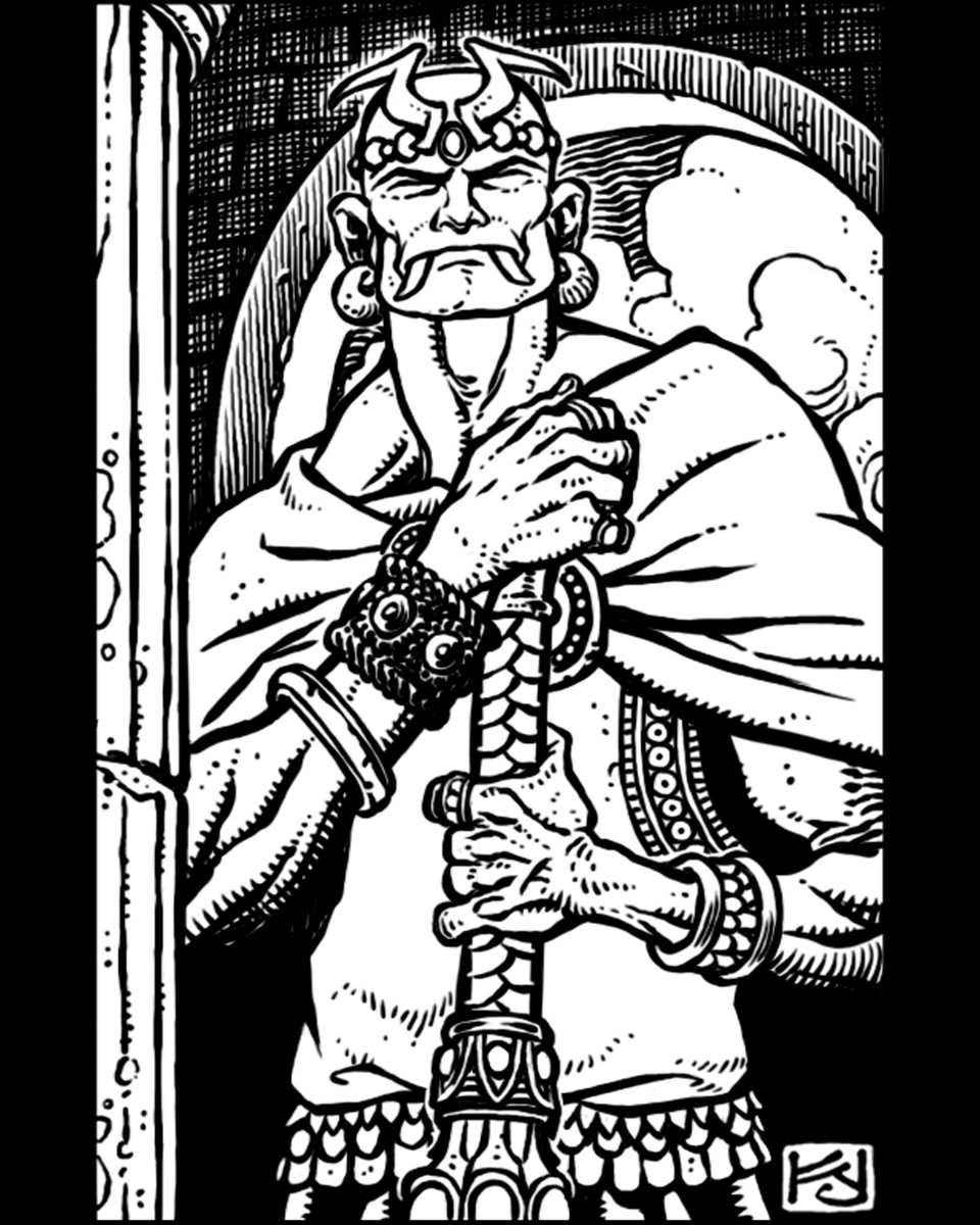 Kennon9's tweet image. #osr #art #rpgart #dungeonsanddragons #ttrpgart #ink #OldSchool #gameart