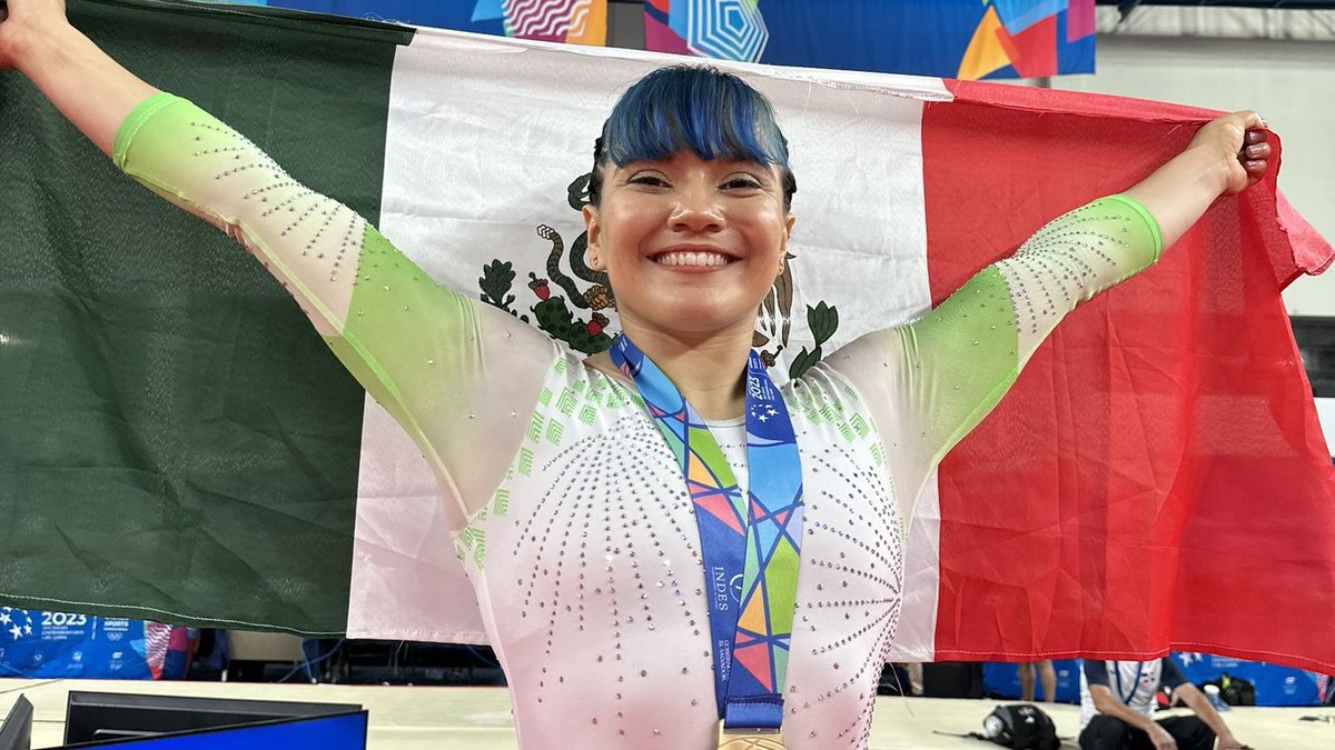 VigiaDigitalQro's tweet photo. #GradaGeneral👁️🤸| ¡Alexa Moreno consigue oro 🥇para México 🇲🇽 en mundial de gimnasia! La gimnasta Alexa Moreno, se proclama campeona en la final de la modalidad de salto, en la Copa del Mundo de Gimnasia Artística, en París, Francia 🇫🇷 https://t.co/PIRc1Uxqr8