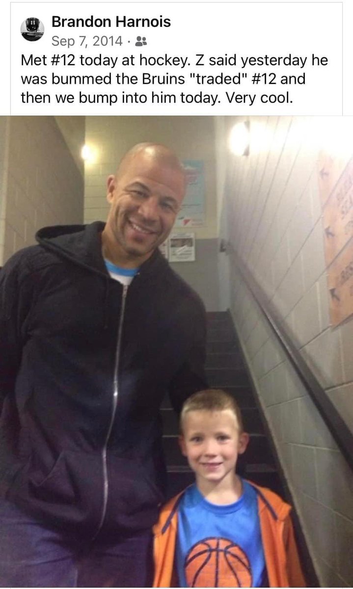 9 years ago I met Jarome Iginla - was lucky enough to play with his son Joe for a season in U8.  #jaromeiginla