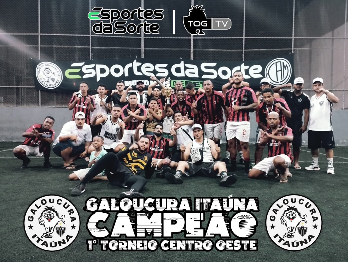 Tog_itauna1996's tweet photo. Hoje foi realizado primeiro torneio futebol society do centro oeste, onde nós consagramos campeão, agradecemos todos nossos integrantes que dedicaram a competição.

ATLÉTICO MG 1908
GALOUCURA 1984
TOGI 1996 https://t.co/YS3JvMKe1Q