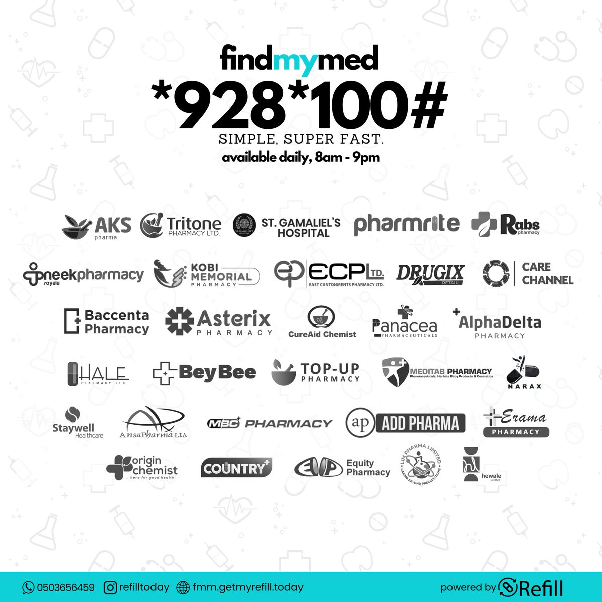 refilltoday's tweet photo. Transforming healthcare, one partnership at a time! 🏥💪 We're thankful for our incredible fulfilment partners who are with us on this remarkable journey towards a brighter healthcare future. Together, we're making healthcare accessible to all. 🌟🌍 #FindMyMed #HealthcareTech https://t.co/k4XzBEX1hz