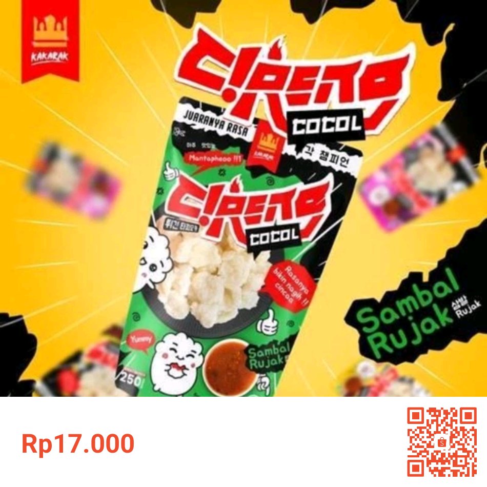 Saya menjual Cireng Cocol Sambel Rujak 270 gram seharga Rp17.000. Dapatkan produk ini hanya di Shopee! shp.ee/ifxh67s #ShopeeID