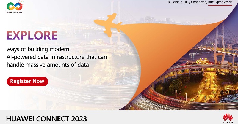 IT_Huawei's tweet photo. 💡 Discover innovative ways to handle massive amounts of data and unlock the true potential of AI at #HUAWEICONNECT 2023 on Sept. 20-22. Don't miss out on this exciting opportunity! Register today: https://t.co/d3vkkwH0H5 #HuaweiStorage #AccelerateIntelligence