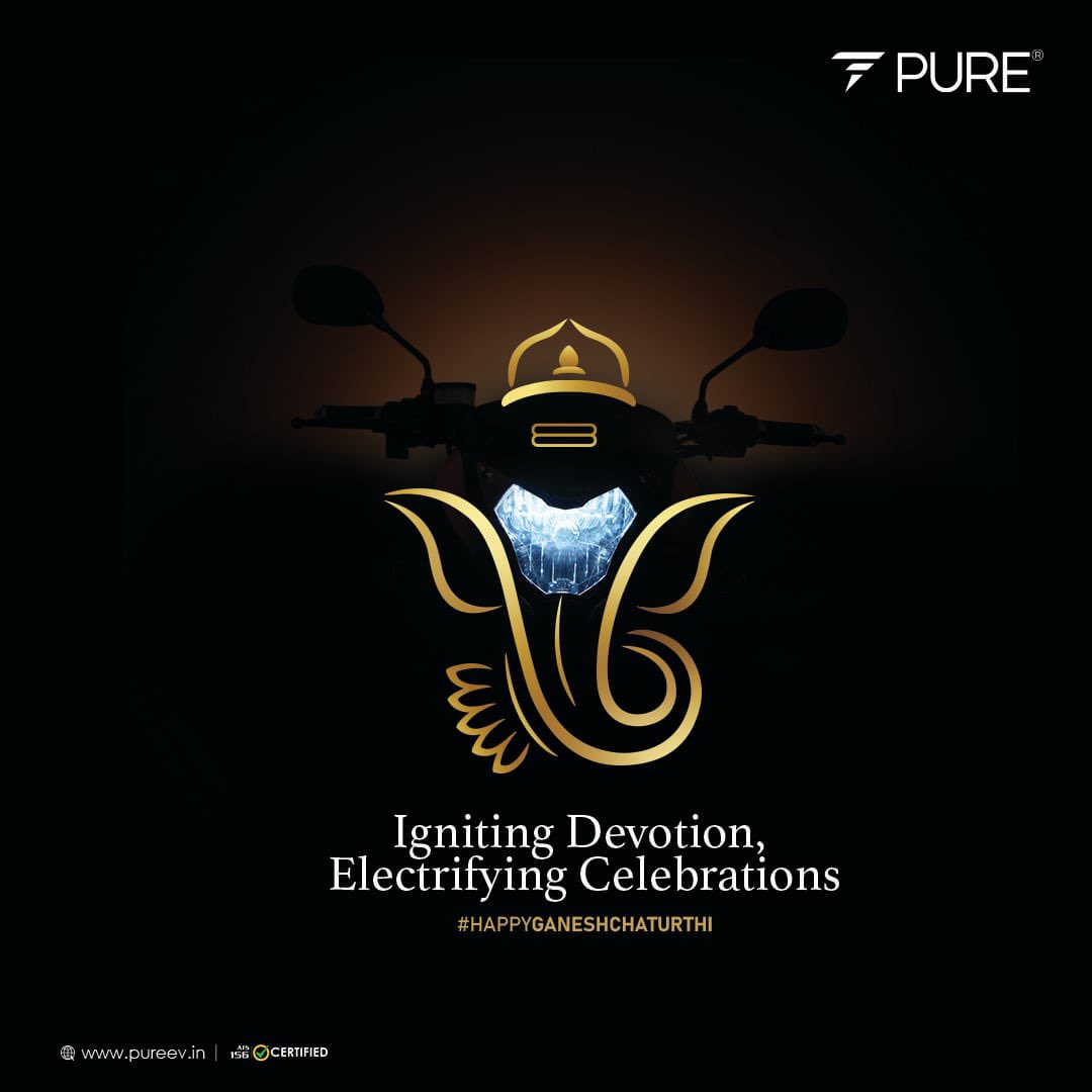 pureenergyindia's tweet photo. Igniting Devotion, Electrifying Celebrations - HAPPY GANESH CHATURTHI 

Visit https://t.co/746hJIlUPR

#PureEV #ganeshchaturthi2023 #vinayakachavithi #electricscooter #electricbikes #SwitchToElectric #HappyWithPURE https://t.co/aUvdRTdIew