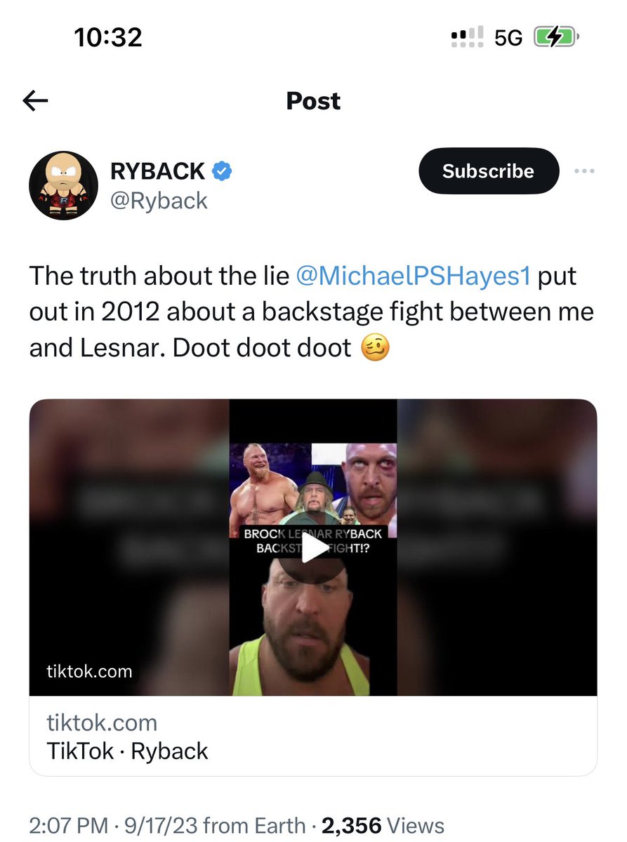 JordinGarciaSW's tweet image. How the FUCK do YOU @RyBack have *NERVE* to call someone *ELSE* @MichaelPSHayes1 A LIAR, when *YOU* #LieBack are A *PROVEN* PATHOLOGICAL *LIAR* 10,000XS OVER.. I feel BAD FOR YOUR DOGS..
IF I were THEM, I’d REFUSE* to go for a walk WITH *YOU* out of FEAR of being SEEN WITH *YOU*