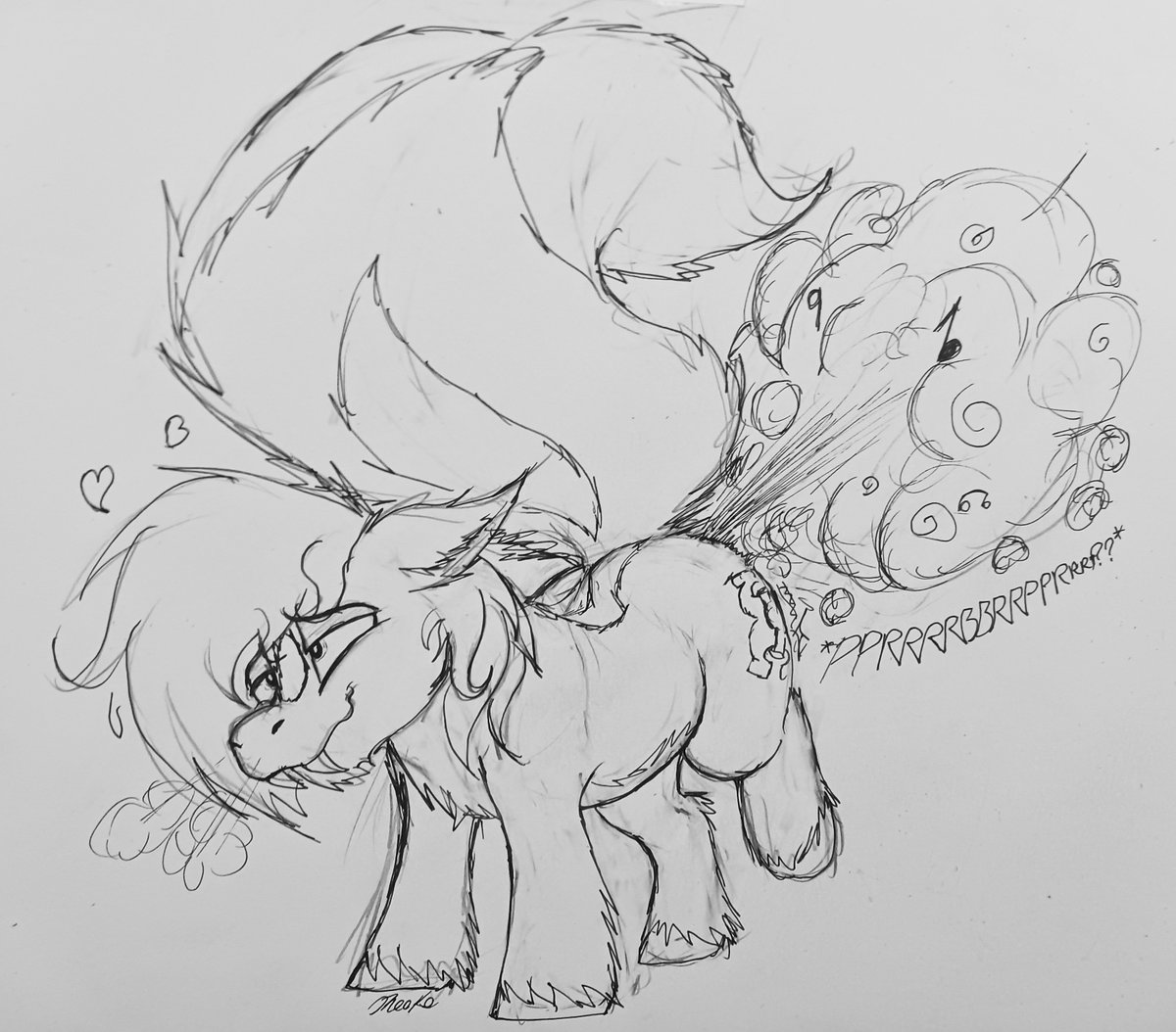 Quick rough lineart trash
(CONTENT WARNING. contains brap)