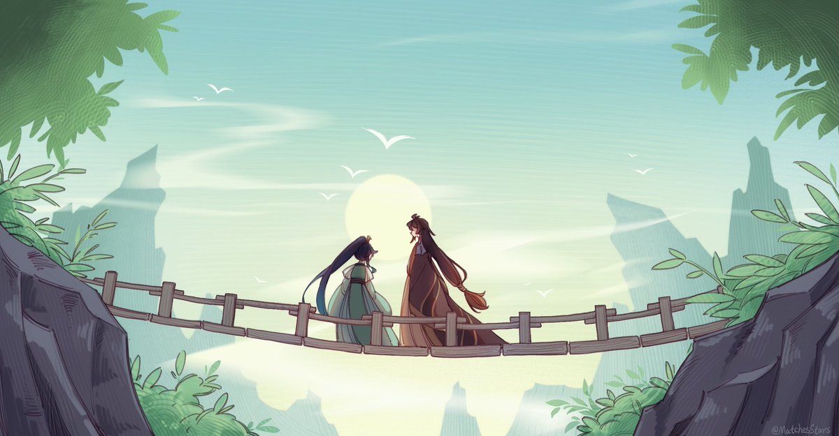 听蒙德鸟吟风唱
看璃月云寂岩静
#Zhongven
#鍾ウェン