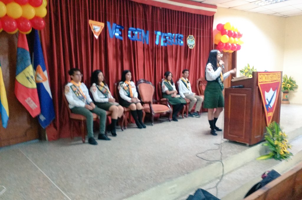 IASDBNACENTRAL's tweet photo. Jóvenes a cargo de la Escuela Sabática y el Segundo Servicio en el sábado en que hicimos recordatorio los 73 años de trayectoria del Club de Conquistadores en la IASD. Barcelona, 16-sept 2023. "Una vez conquistador, siempre conquistador" https://t.co/gfFgsXC2H3