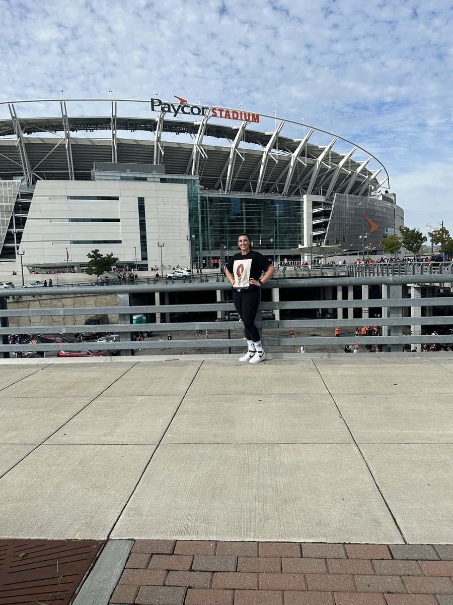 packersgrl1's tweet photo. And that’s a wrap on @Bengals stadium another off my list. #Bengals #RavensFlock #nfl #stadiumtostadium #Paycorstadium https://t.co/qZvIpkgThw