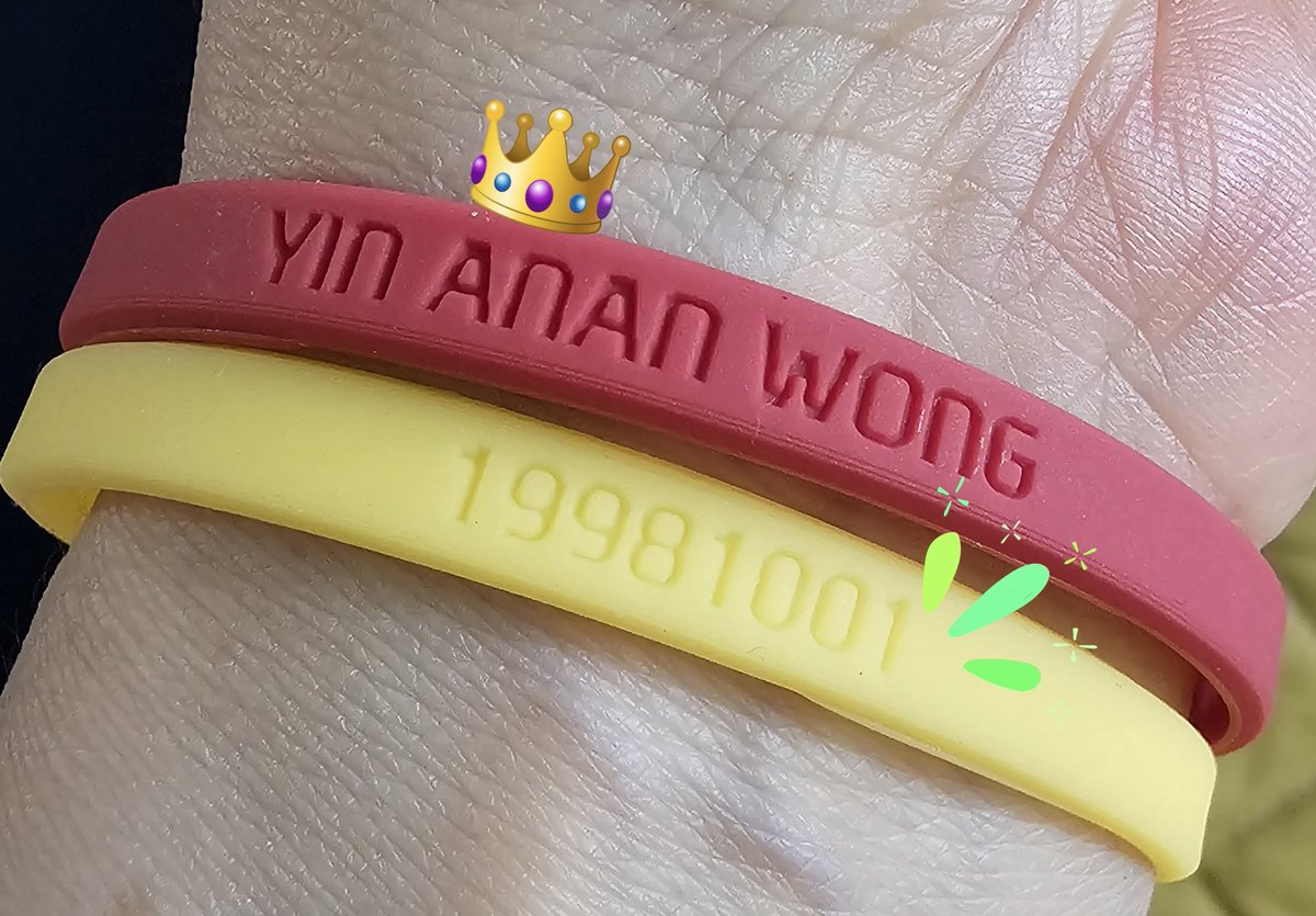 YinWar_Land's tweet photo. 🎉인아난씨 생일 축하 나눔🎉
아난풀네임+생일 음각새긴 팔찌구요,
인아난  상징같은노랑×빨강 2종!
✅️취향에 맞고,생카 못 오시는분
      (전 24일가요😭)
✅️최애가 인워+한국 주소있는 무요 
✅️ war팔찌랑 커플원하시는분😆
✅️댓글로 색상 택1,20일 아난시 추첨
#yinyin_anw #หยิ่นวอร์ https://t.co/hn2WnOzZmt