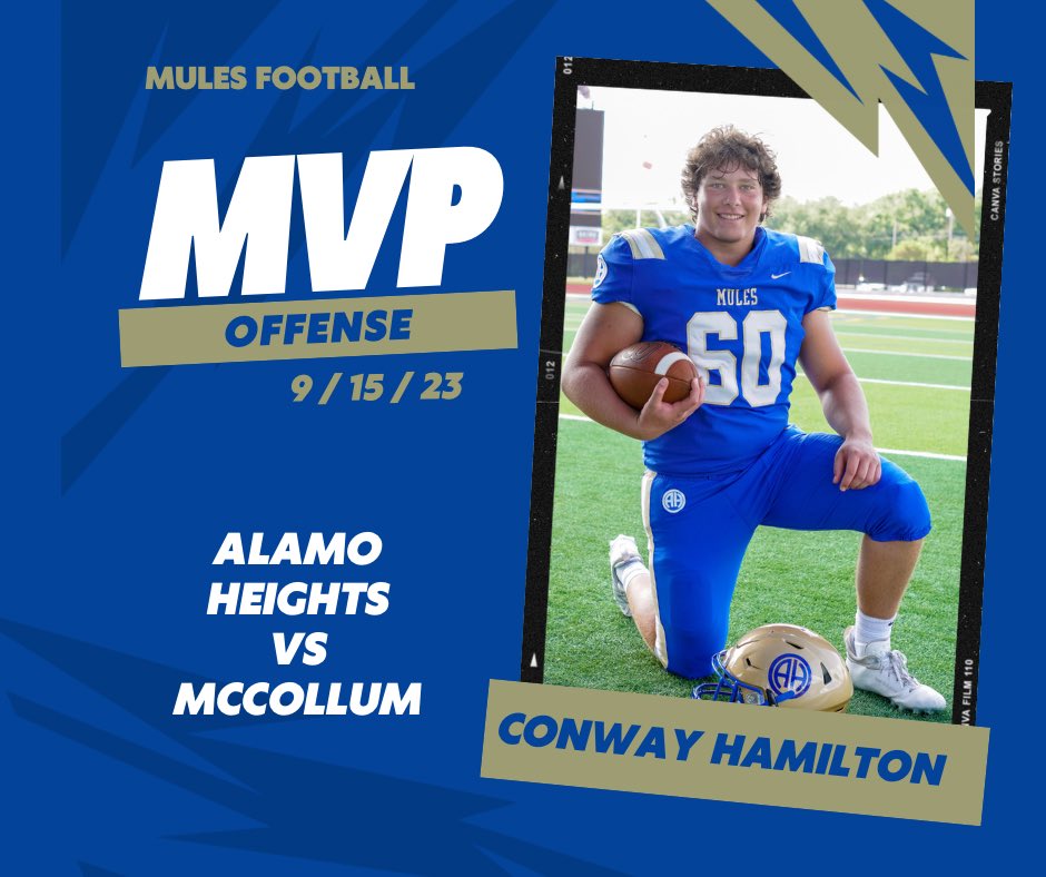 Our Offensive MVPs pt. 2 for week #4 vs McCollum 🐴 🆙