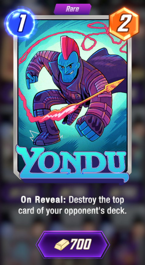 dddrewsky's tweet photo. 🛍️ Daily Offer for Variants! 🛍️
MY SHOP IS FIRE!!! WOW! I've been wanting this Galactus. I think it's his best one, I know over Spotlight. I love Hipp Yondu. If I didn't have Ultimate Mystique... 👀
What's in your shop?! Make us jealous! 🤣
#MarvelSnap #Variants #DailyOffer https://t.co/mzDdUe38EP