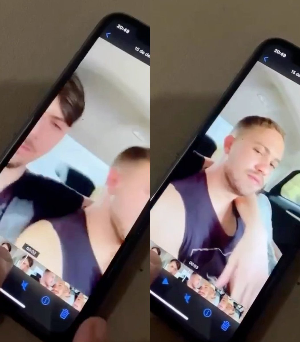 O Renan Bolsonaro disse que se alguém visse ele agarrado com um homem era briga, mas pelas imagens vazadas não tá parecendo briga e quem fosse tentar separar,  era quem apanharia. 😂