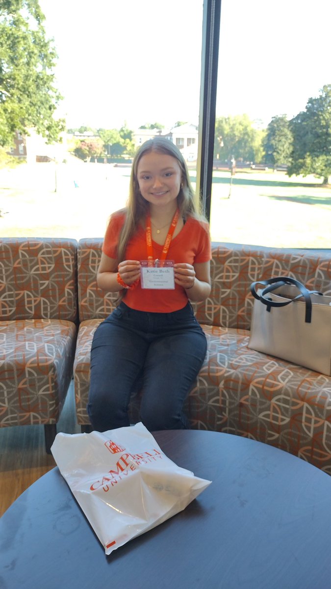 Betty2400's tweet photo. It is OFFICIAL!!  Katie Beth is going to be a CAMEL at Campbell University .  She is so EXCITED!!  To God be given the glory for guiding her to a university grounded in faith, service, and leadership.  ROLL HUMPS!!  @campbelledu https://t.co/zSYHUKk72P