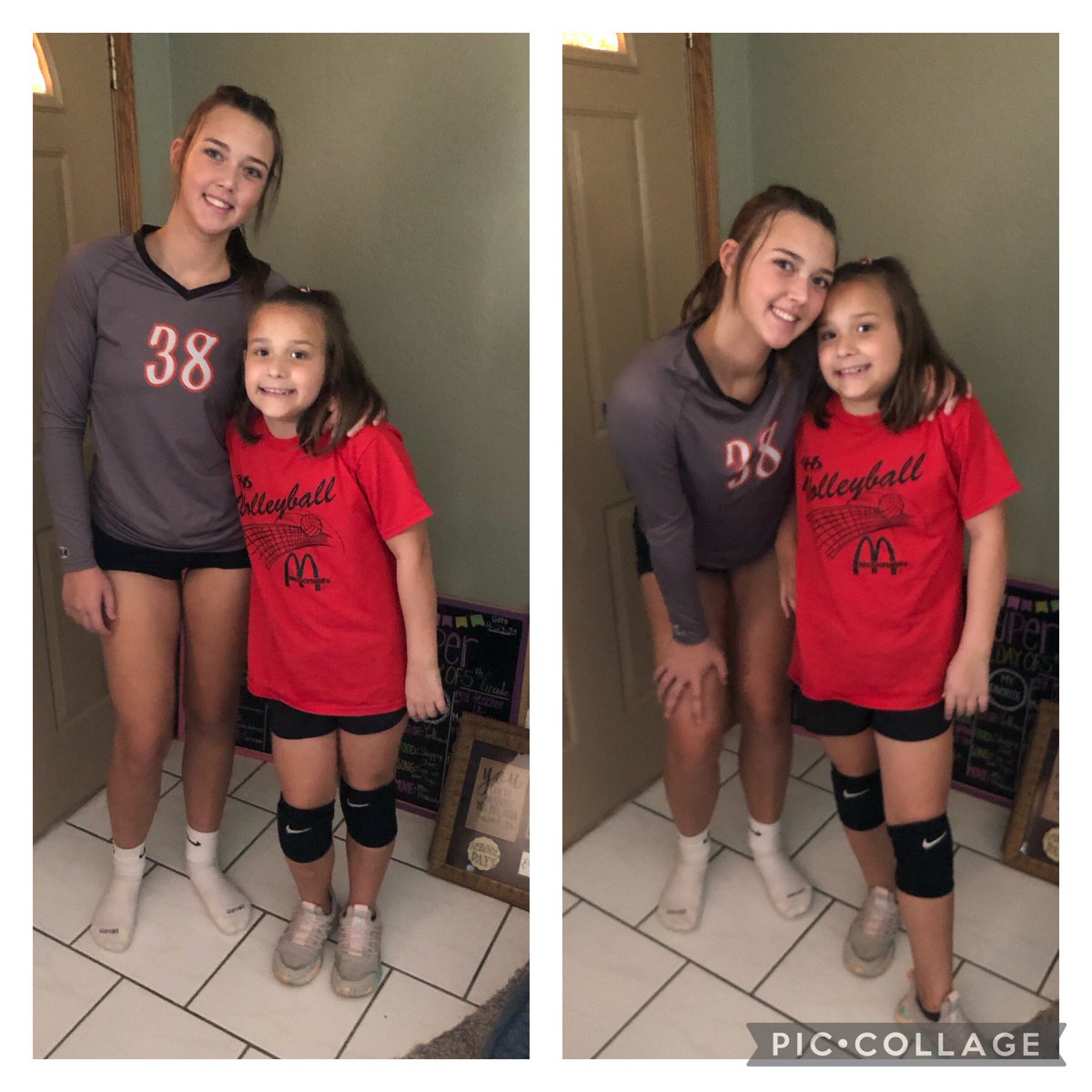 Love volleyball season even if our week nights and weekends get crazy busy! 🧡🖤🏐