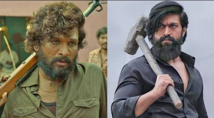 03_kirankumar's tweet photo. Did you observed that
#Pushpa2TheRule
The new look of #AlluArjun with gun.
#KGFChapter2
the first look of #Yash with hammer.🔨
#filmyfunda https://t.co/0iDXlenAbu