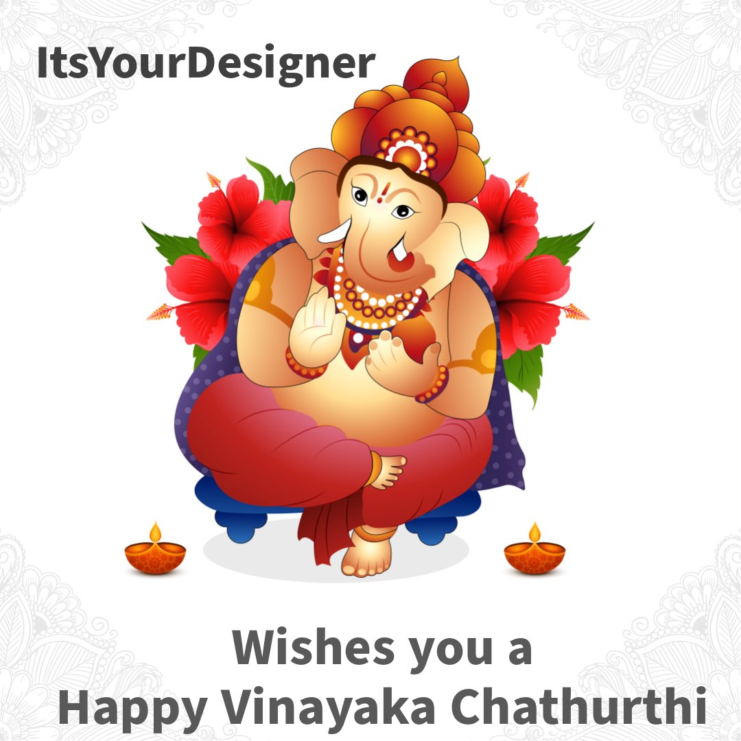hereiyd's tweet photo. ItsYourDesigner Wishes You a Very Happy Vinayaka Chathurthi https://t.co/ez5fSdr4eo