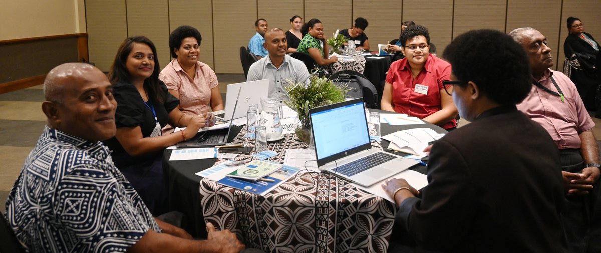 FijiNDRMO's tweet photo. Work on the review of the #NationalHumanitarianPolicy has commenced.
The @FijiNDMO is currently convening a two-day consultation workshop with national humanitarian actors &amp; stakeholders as part of our progressive work toward the review of this important national document. https://t.co/RGfFZiFzzn