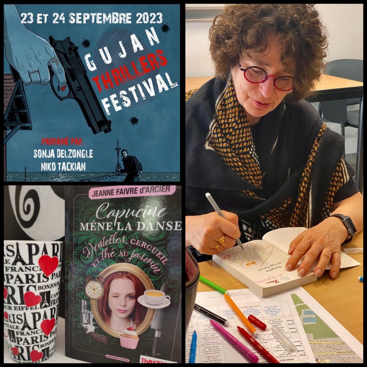 Jeanne Faivre d'Arcier sera notre invitée les 23 et 24 Septembre pour la 9ème édition de Gujan Thrillers Festival, Plus d'informations sur thrillersgujan.com