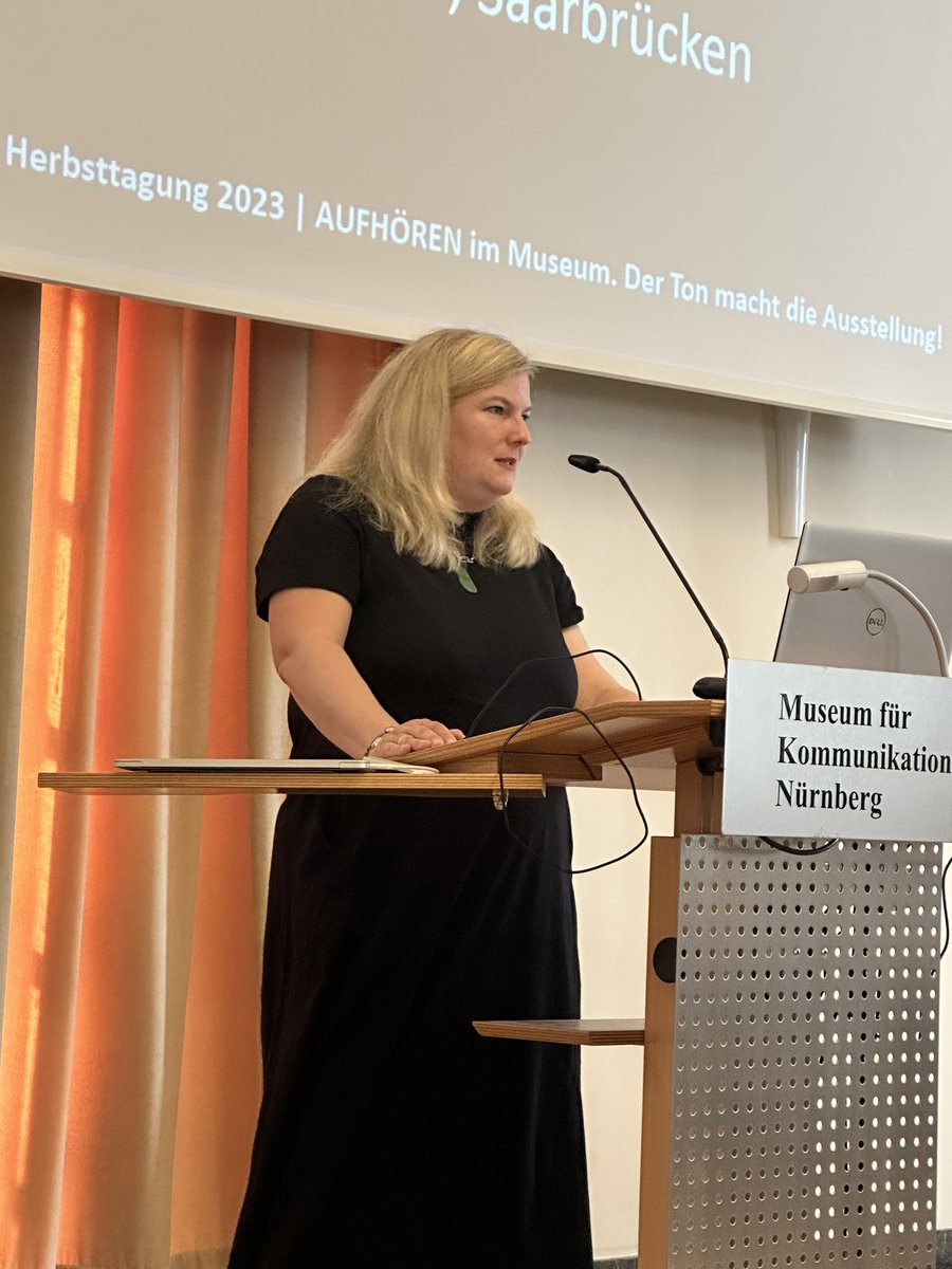 Heute Eröffnung der Tagung @museumsbund #Arbeitskreis #Ausstellung #Herbsttagung #Aufhören mit dem Grußwort von <a href="/AB_Hornung/">AB_Hornung</a> <a href="/mfk_nuernberg/">Museum für Kommunikation Nürnberg</a>