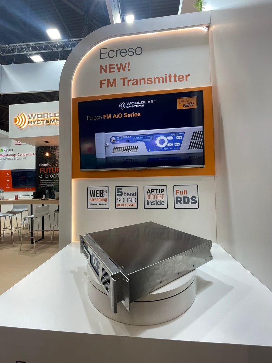 Transmisores Ecreso con nuevas funcionalidades. 

Pueden contactarnos en info@todofm.com para cualquier información