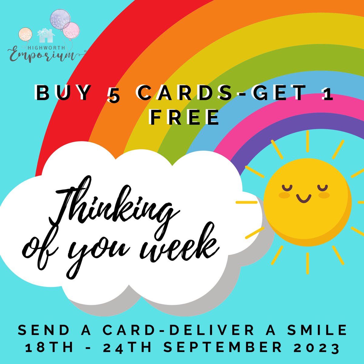 Never underestimate the power of sending a card 💌📮 #Thinkingofyouweek starts today! 🌈It’s the week that  sees people across the world sending cards to friends, loved ones, neighbours to say hello, thinking of you, share a joke or just to reach out and connect 💛🧡
#sendacard