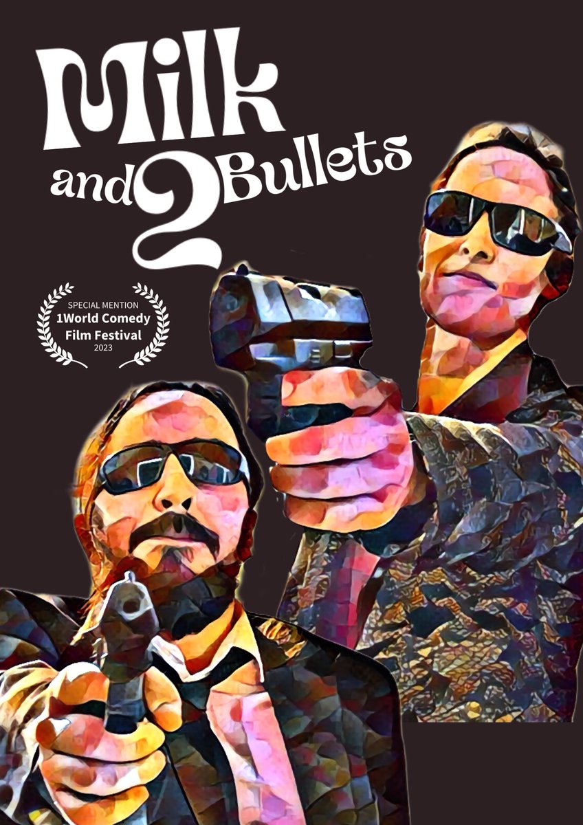 We've just received a 'Special Mention' at the 1World Comedy Film Festival for Milk and Two Bullets.

"Our judges thought your film had many admirable qualities so we are awarding it a "Special Mention Laurel". Only a select few entries receive this award(...)"

Very proud!