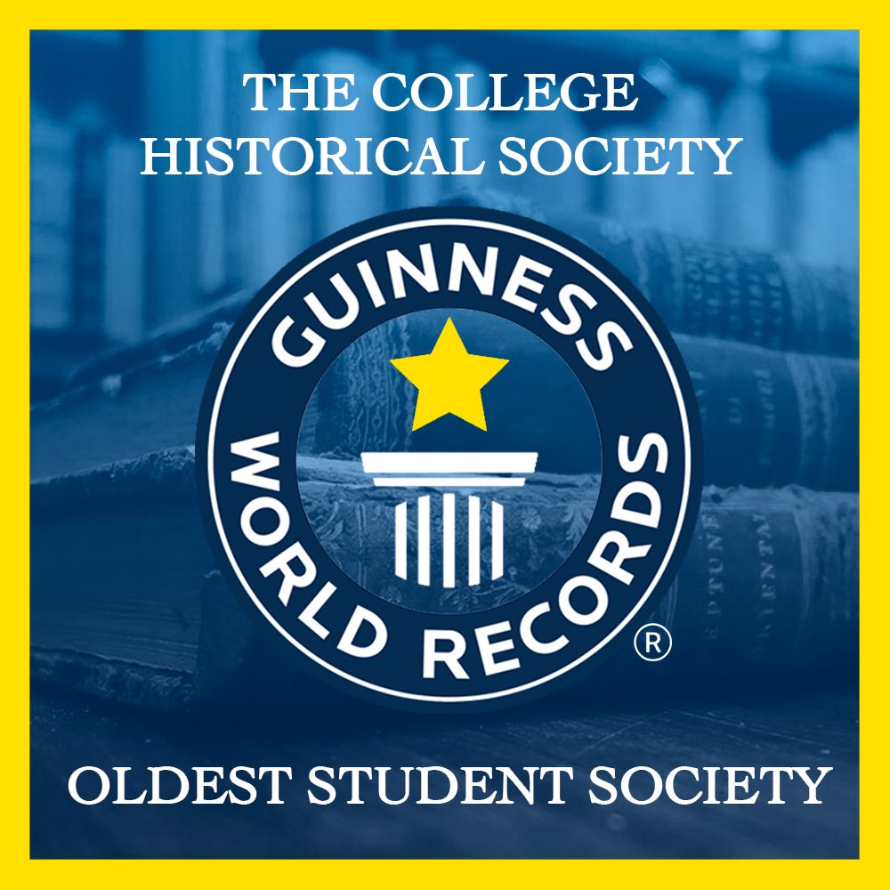After putting together an extraordinary amount of archival and photographic evidence corroborated by  independent expert witnesses, GUINNESS WORLD RECORDS™ have recognised the College Historical Society of Trinity College Dublin as the oldest student society in the world!