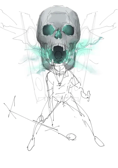 描きたいとこ描いたら飽きた絵その178399 