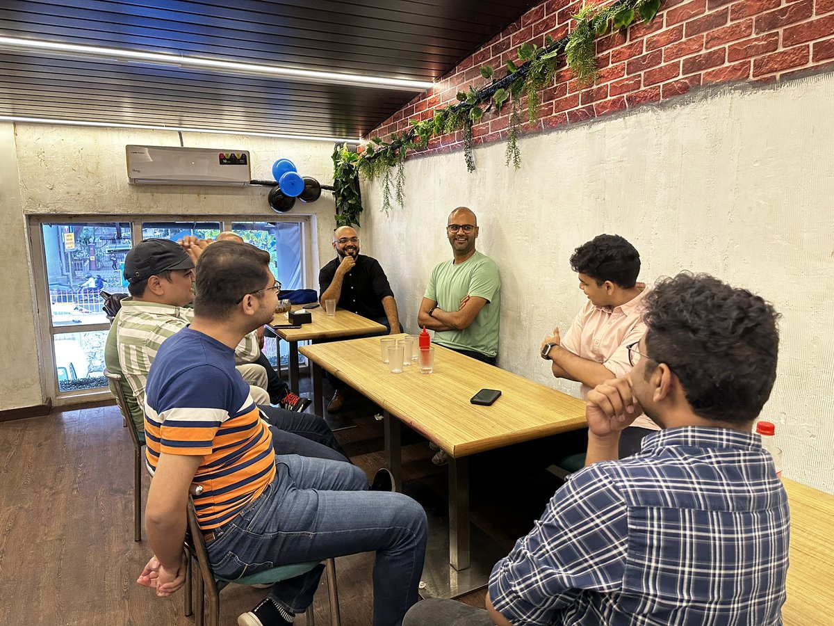 Another fantastic Mumbai meetup for PM School alumni! 🤝 Had a blast catching up with old friends and making new connections. Here are some snapshots from this Sunday's <a href="/pmschoolx/">PM School</a> gathering along with <a href="/AnkitBareja/">Ankit Bareja</a>. 📸 #PMSchoolAlumni #Networking #MumbaiMeetup