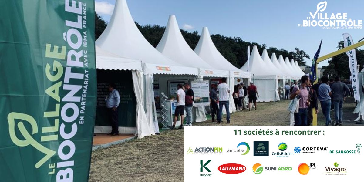 📢 J-2 avant le Village du Biocontrôle au <a href="/TECHetBIO/">Tech&Bio</a> 
🌱11 sociétés adhérentes seront présentes pour répondre à toutes vos questions !
<a href="/AmoebaNature/">Amoéba</a> <a href="/Koppert_France/">KOPPERT FRANCE</a> <a href="/SumiAgroFrance/">Sumi Agro France</a> <a href="/UPLOpenAgFR/">UPL Corp France</a> <a href="/Lallemand_PCare/">Lallemand Plant Care</a> <a href="/DESANGOSSE/">DE SANGOSSE</a> <a href="/Vivagro1/">Vivagro</a> <a href="/CertisBelchimFR/">Certis Belchim</a>  <a href="/CortevaFR/">Corteva France</a> Armosa, Action Pin