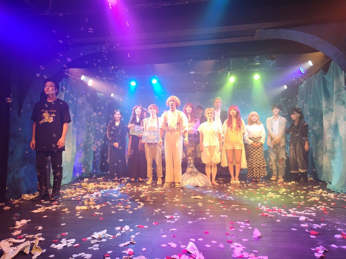 5GYO55's tweet image. Bravissimo‼️
心と想いのこもる
最高に素敵な千穐楽。
ご一緒できて 幸せです✨
#KID2023
#深海洋燈 の夢と希望。
劇場いっぱいに
一人ひとりの演劇への
愛と情と熱が溢れて。
ふたりの“キッド”と
“ダッド”のあわいの
愛おしい空気を見詰めて…涙。
カーテンコールの
笑顔に…涙。
心からありがとう💚