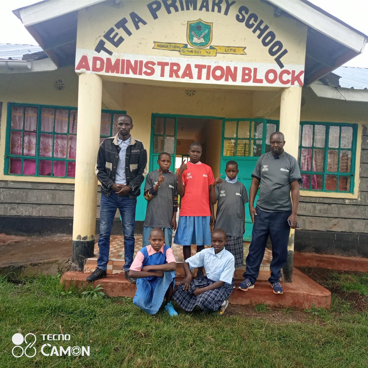 RunNationUK's tweet image. Just some of the kids at Teta Primary School in Nakuru County in Kenya - @RunNationUK shoe collections are gratefully received. Alfred (who won the @Cardiff10K) even dropped some off after his UK visit.  #recyclerunningshoes #runkenya #runnationuk