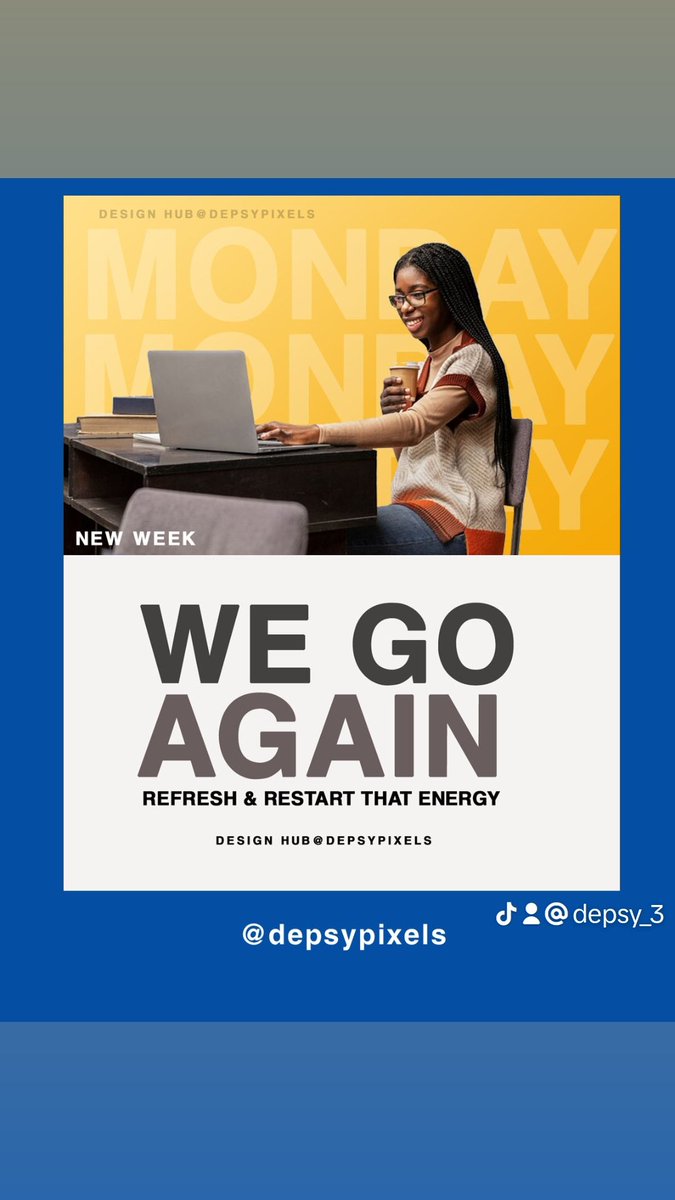 Erick_Kwami's tweet image. New week... Do something new... 🤞😇
#freelancegraphicdesigner #graphicdesigncommunity #graphicdesignblog #graphicdesignersclub #graphicdesignstudio #graphicdesignstudent #graphicdesignuiweb #typographicdesign #graphicdesignlife #graphicdesigninspiration #graphicdesignerforh