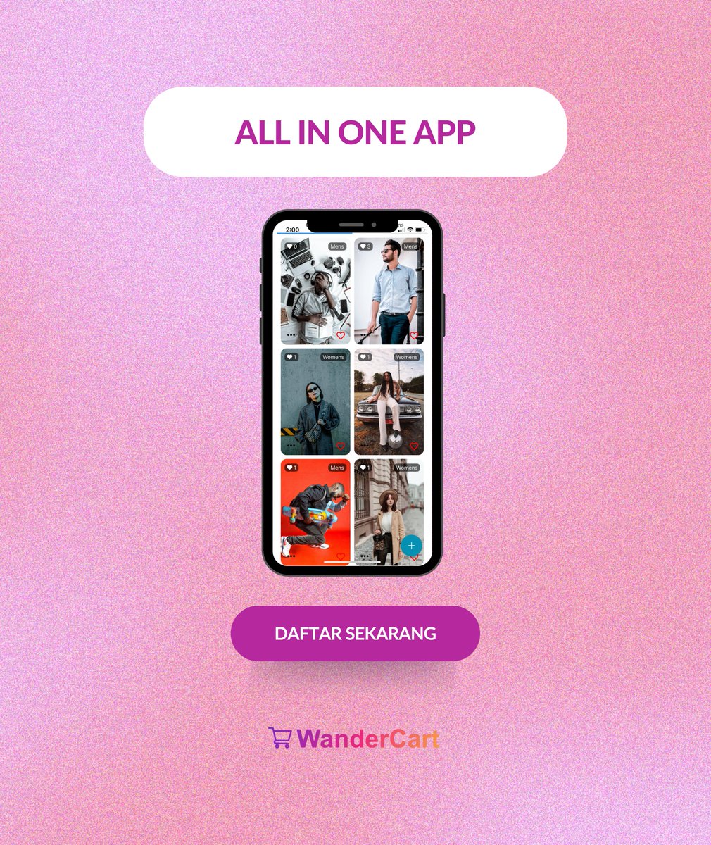 wandercart_id's tweet image. Yuk, join sekarang dan jadi bagian dari komunitas Wandercart! Search, Discover, Wander, and Shop semua ada di satu aplikasi! #wandercart #tipsaffiliate #racunshopee