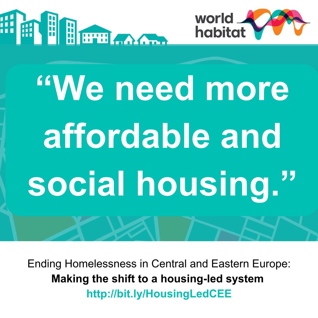 🪧The launch of our feasibility study.. ..'Ending Homelessness in Central & Eastern Europe' is underway & it’s clear there's not enough #socialhousing or support for those at risk of losing their homes & homelessness is rising. Read the full report 👉 bit.ly/HousingLedCEE