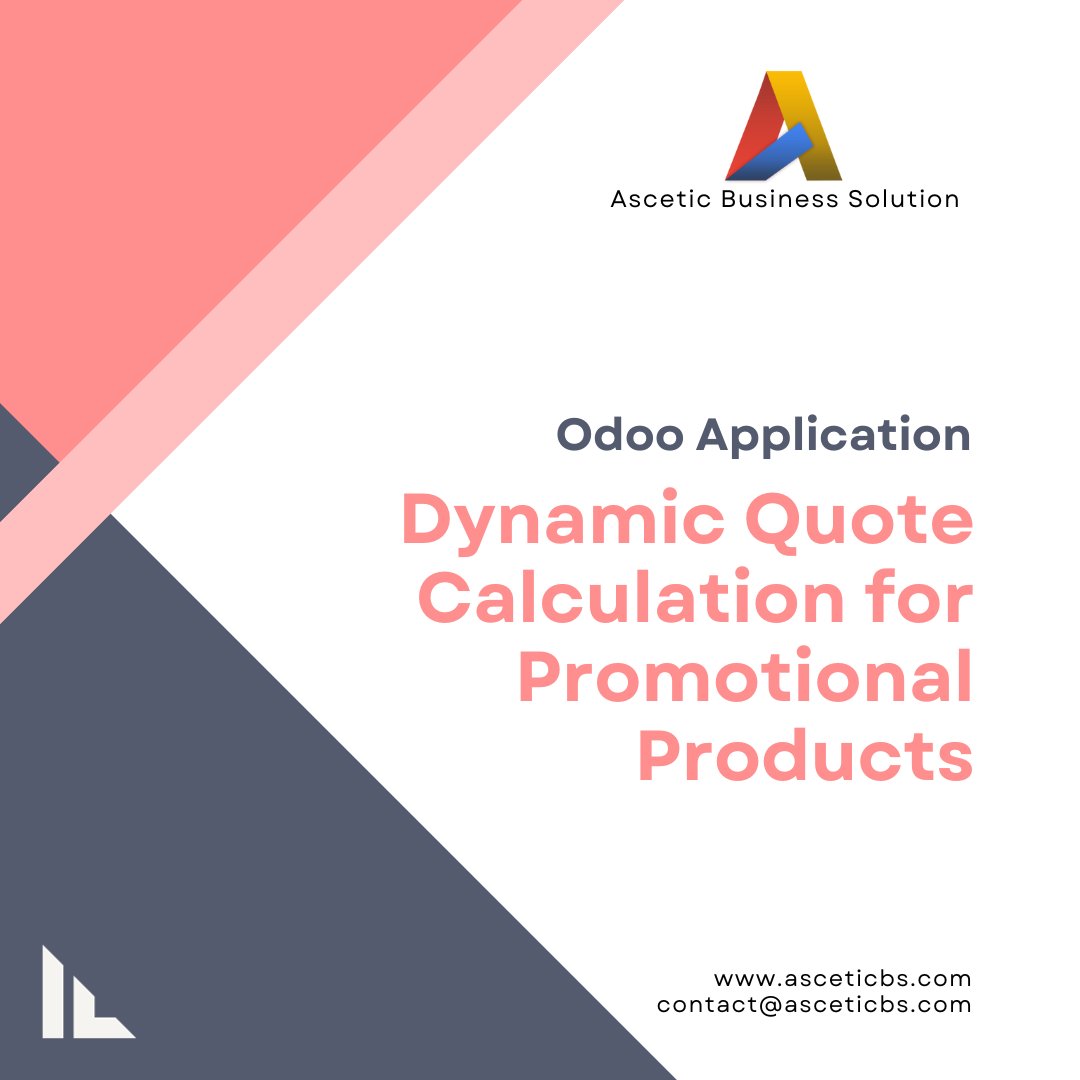 AsceticBs's tweet photo. Introducing our revolutionary dynamic quote calculation feature: https://t.co/YURfgi1OHb Customizing and pricing your promotional products is easier than ever.

Contact us: https://t.co/9MREHBej2B

#dynamicquote #quotecalculation #OdooUpgrade #BusinessOptimization #UpgradeSuccess https://t.co/eXIripByKX