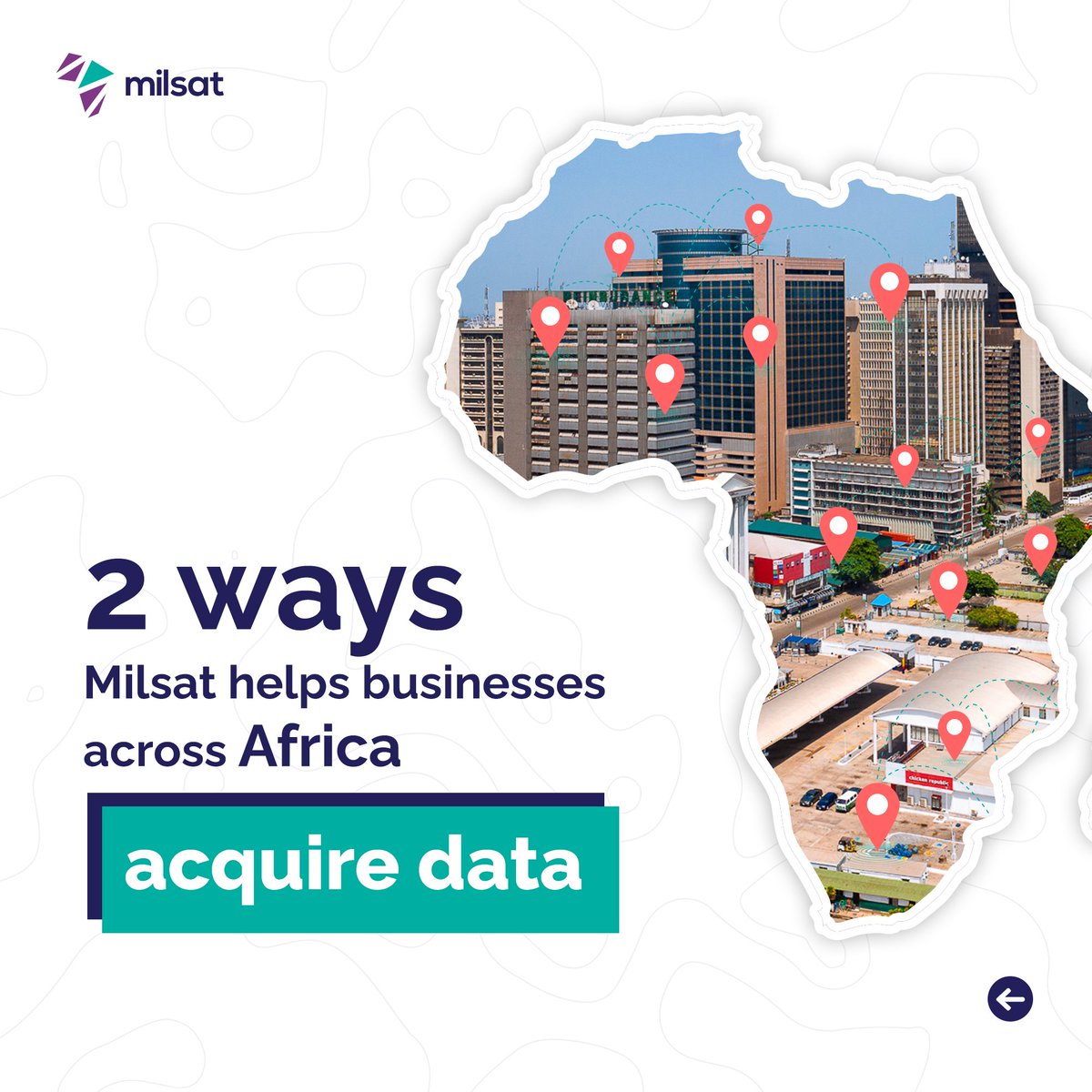 milsat_africa's tweet photo. How do you solve the problems of format and consistency when acquiring data?

At Milsat, we have built ultra innovative tools for smart businesses to acquire data and seamlessly unify it with their system without breaking consistency. 

Learn more: https://t.co/xjAb1ankxk https://t.co/mfmzmZIdQx