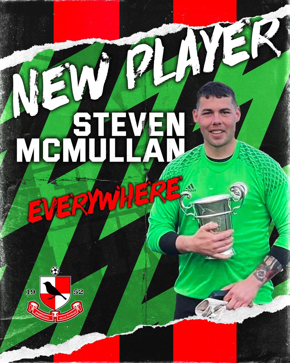 Another busy summer as we confirmed not 1 not 2 but 4 new signings for the upcoming season! Starting with the return of <a href="/mcmullan1991/">steven mcmullan</a> 
#UPTHEFINCH 🟢⚫️