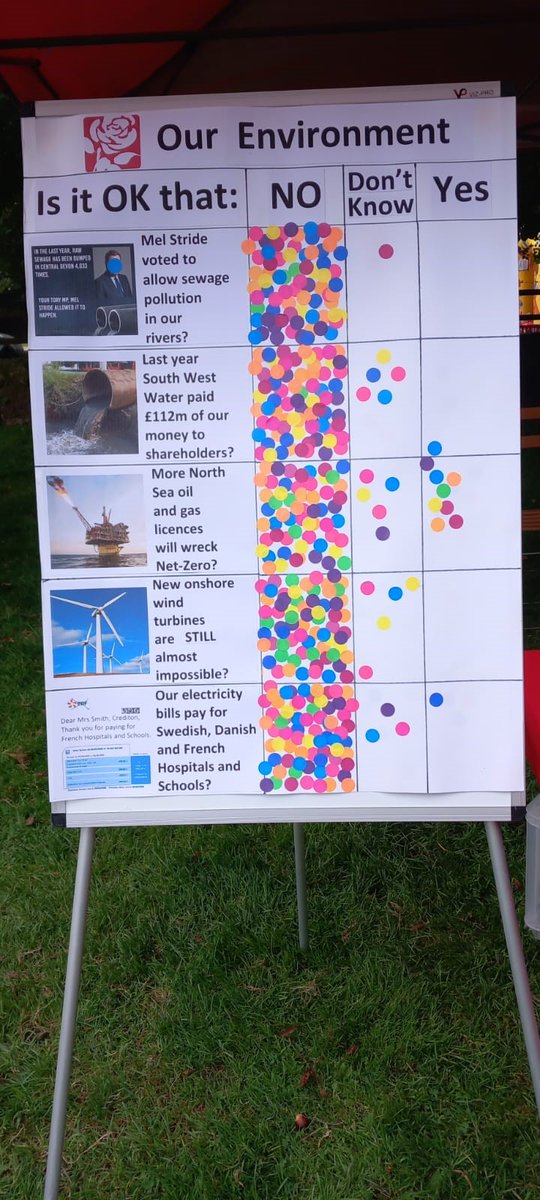 Our Labour Team went to Widecombe Fair last week and spoke to hundreds of local people, asking them what they thought of the government's record on the environment.

It's pretty obvious they think Mel Stride and his Tory friends are getting it badly wrong!

#LabourParty