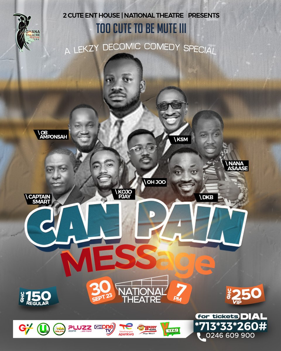 Lekzy_Decomic's tweet photo. A show you must not miss
#CanpainMessage
30th September https://t.co/hx27MjX3rF