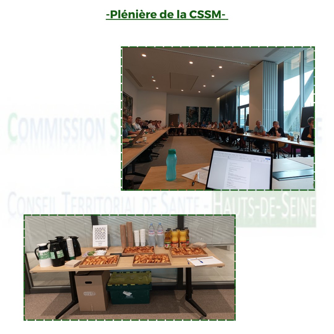 PTSM_92's tweet photo. Pour la rentrée, nous commençons avec une plénière de la CSSM le 13/09/23

Un partage autour de sujets très intéressants 

Nous sommes ravis d’avoir pu accueillir de nombreuses personnes ! 

Un grand merci pour votre participation !

#santé #PTSM92 #CSSM #plénière #rentrée https://t.co/kF6LSXAtvw