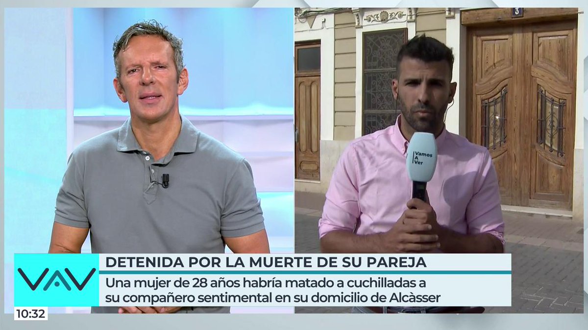 Arranca #VamosAVer18S con @PratSandberg, @Patricia_Pardo y @AdriDorronsoro 🔵 Una mujer de 28 años ha sido detenida por el presunto asesinato de su pareja en su domicilio de Alcàsser Síguenos en @telecincoes ➡ mdia.st/directo5