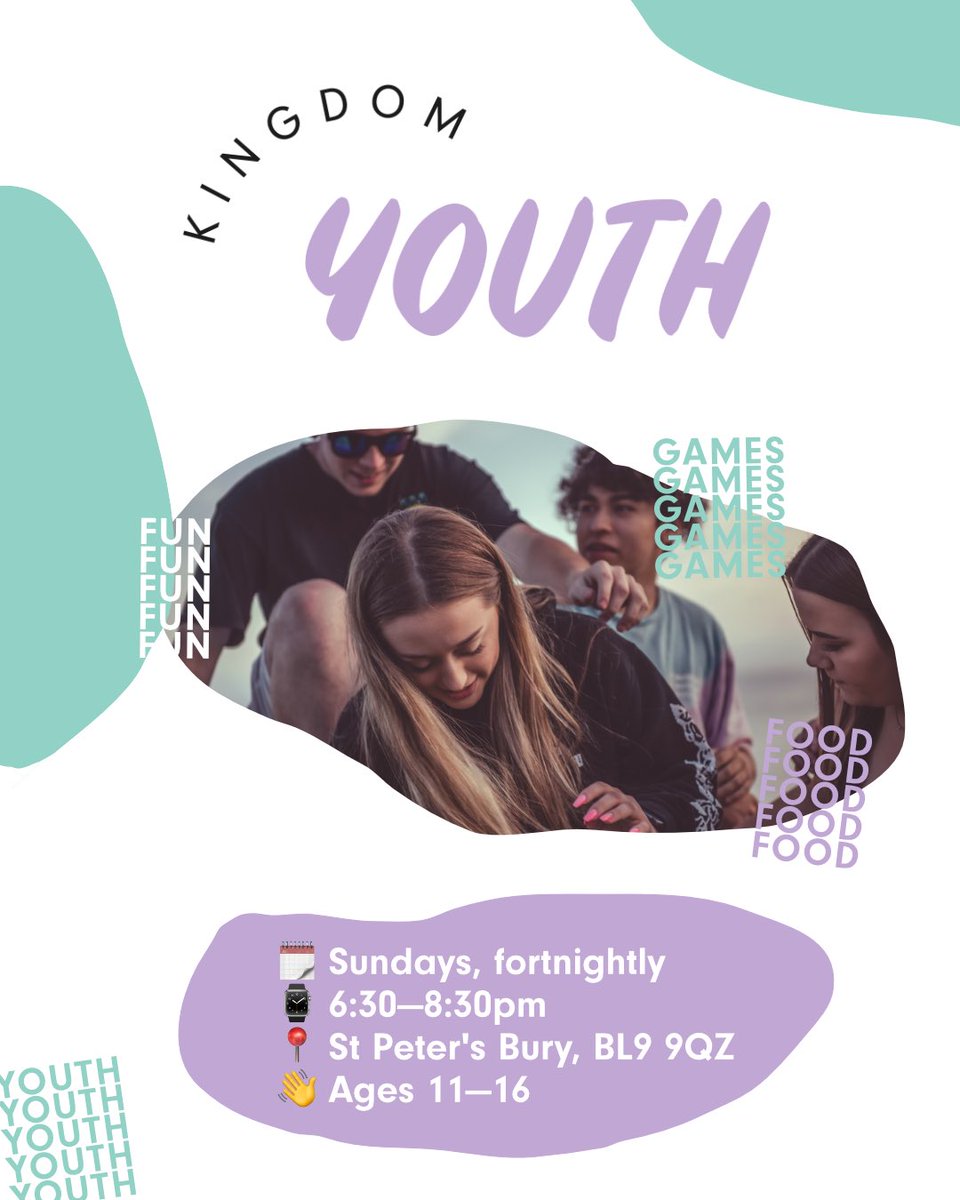 stpetersbury's tweet photo. 🚀 Launching this Sunday evening — all 11-16s welcome!

Make sure all your mates know, and send us a DM with any questions ✌️

#bury #bl9 #bl8 https://t.co/q2O4EQFLWY