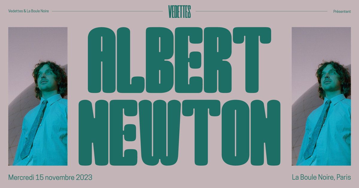 💫 L'artiste franco-britannique #ALBERTNEWTON  jouera à @laboulenoire_ mercredi 15 novembre !
Réservez vos billets : tiny.cc/ALBERTNEWTONV_…
☄ Nouveau single 'ℱ𝑒𝓁𝓁 𝒪𝒻𝒻' ce vendredi 21 septembre.