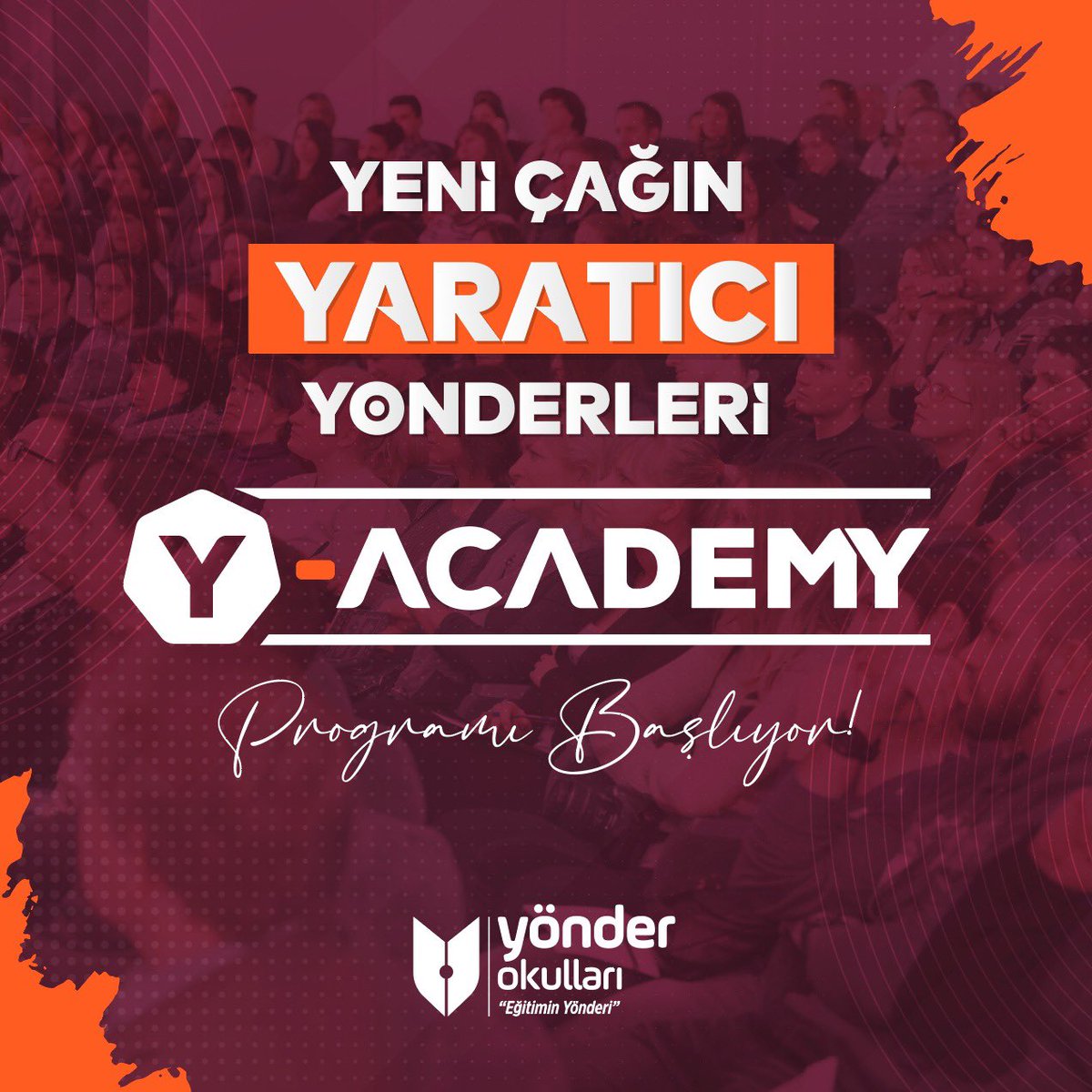 📣 Y - ACADEMY Programı Başlıyor!

Yönderlerimizin mesleki ve kişisel gelişim süreçlerini desteklemek için seminer, söyleşi, atölye vb. zengin içeriklerle hazırlanan “Y-ACADEMY Programı” başlıyor.

#YönderOkulları #EğitiminYönderi #YAcademy