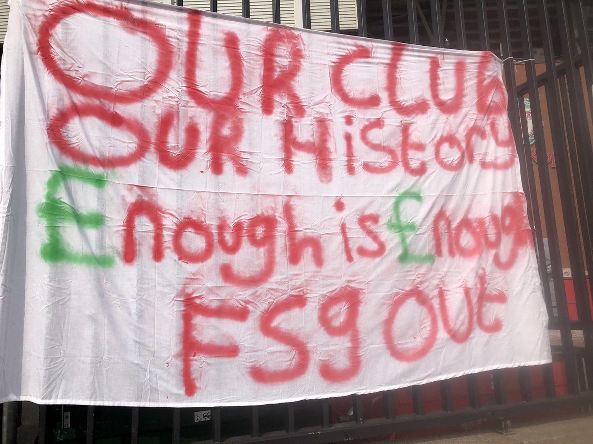 OllyYNWA's tweet image. Day 94 of tweeting #FSGOUT everyday until they get out of our club. 

#FSGOUTNOW #FSGOUT #LFC