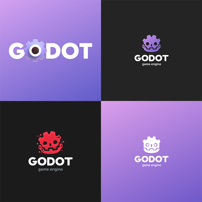 KenneyNL's tweet photo. The @godotengine Splash Screen repository has been updated based on your feedback! Now neatly organized in folders, 7 new screens (including horror themed) and 18 vector logos.

https://t.co/rSXICfL4Yy https://t.co/gu1RWhPBVf