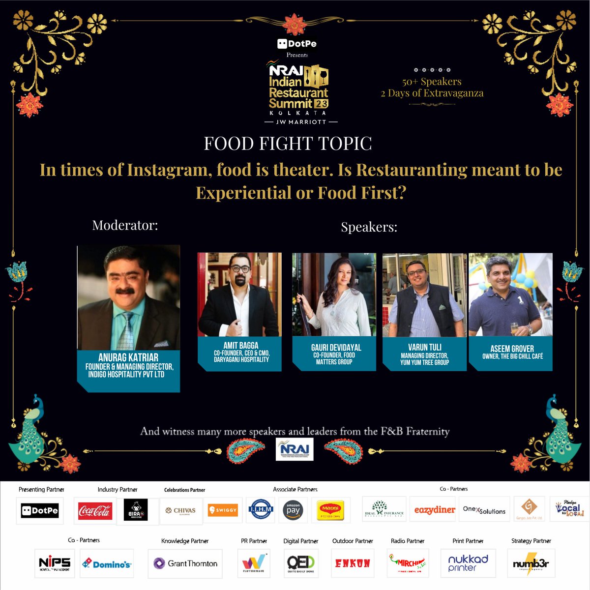 NRAI_India's tweet photo. Explore innovative marketing tactics that fill your restaurant with eager diners.
Join us at the NRAI Restaurant Summit on Sep 21st! 📣 #RestaurantMarketing #InnovativeTactics https://t.co/4aL5zKj3EW