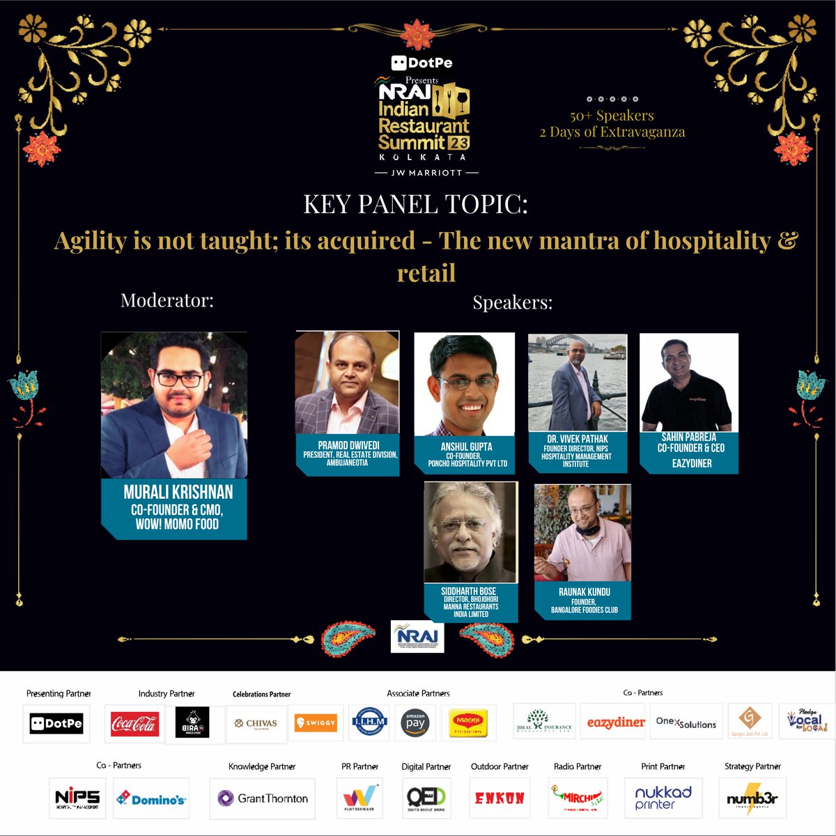 NRAI_India's tweet photo. Explore innovative marketing tactics that fill your restaurant with eager diners.
Join us at the NRAI Restaurant Summit on Sep 21st! 📣 #RestaurantMarketing #InnovativeTactics https://t.co/4aL5zKj3EW